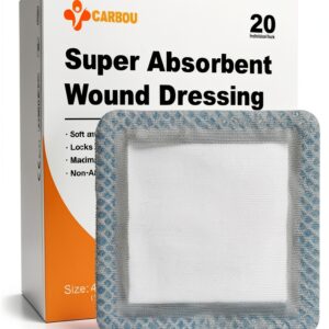 CARBOU Super Absorbent Wound Dressing Non Adhesive-0