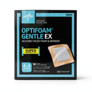 Medline Silicone Foam Wound Dressing Absorbent Gel Core-0