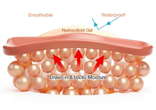 YIUERTEO Hydrocolloid Roll Wound Dressing Medical Grade-2