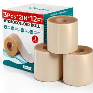 YHOVID Hydrocolloid Roll Waterproof Wound Dressing Bandages-0