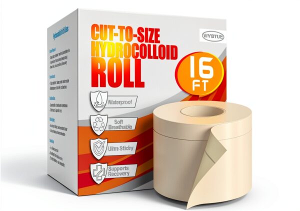 YIUERTEO Hydrocolloid Roll Wound Dressing Medical Grade-0