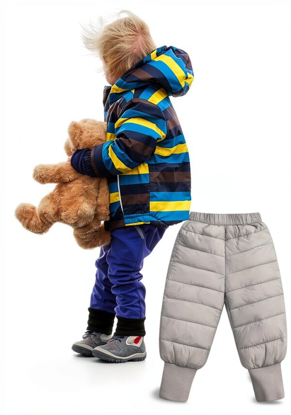 Happy Cherry Kids Snow Pants Elastic Waist Windproof-2