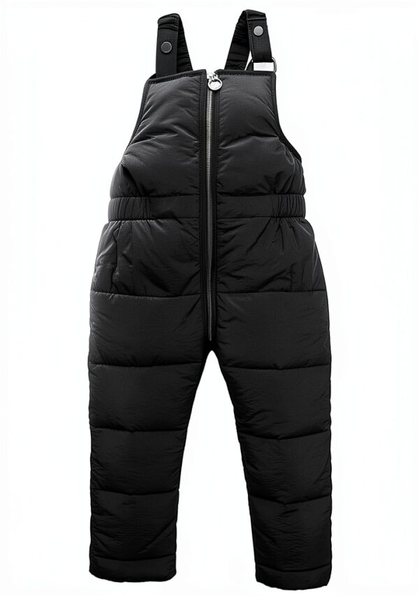 Happy Cherry Baby Girls Snow Bib Pants Down Padded Water-0