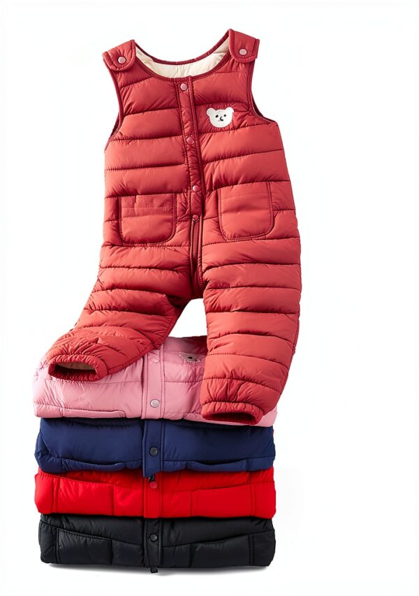 Toddler Snowsuit Fleece Winter Jumpsuit Baby Boys Girls-2