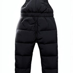 Toddler Snow Pants Girls Boys Zipper Design Slim Fit-0