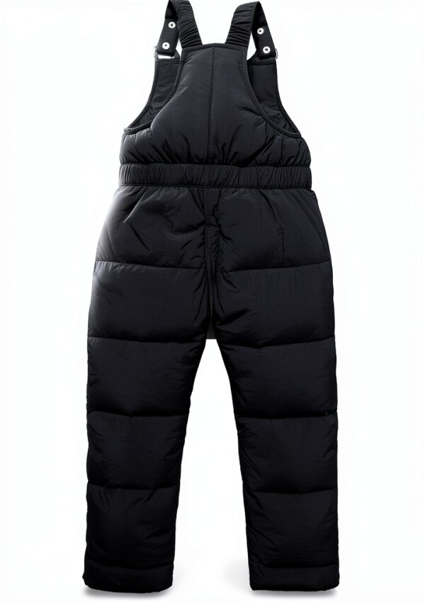 Toddler Snow Pants Girls Boys Zipper Design Slim Fit-0