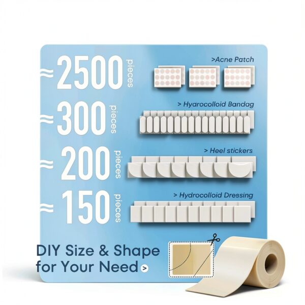 Wifamy Hydrocolloid Dressing Breathable Wound Care Roll-3