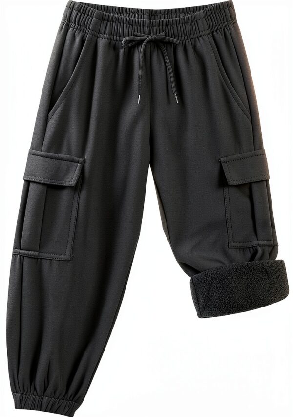 Kids Waterproof Fleece Lined Snow Pants Winter Outdoor Wear-0