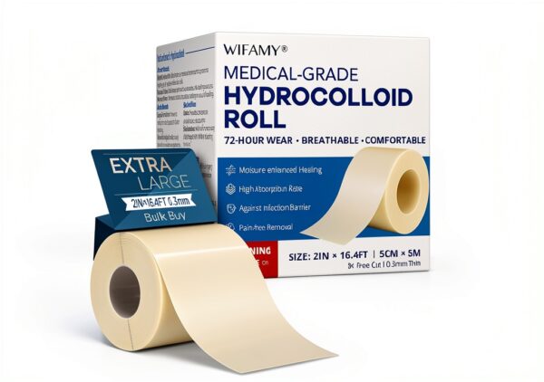 Wifamy Hydrocolloid Dressing Breathable Wound Care Roll-0