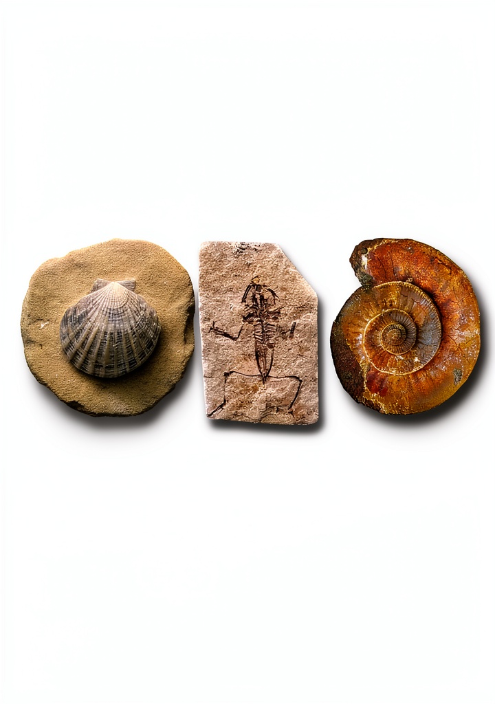 'Life of the Past eBook cover showing fossil illustrations'