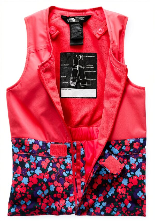 Baby Girls Fleece Snow Pants Hook Closure Machine Washable-1