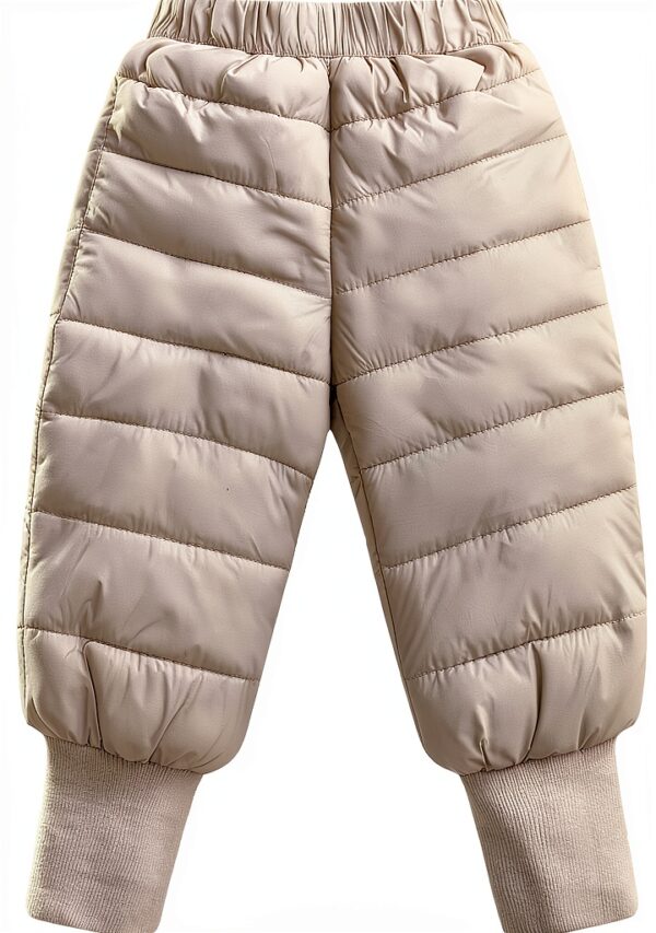 Happy Cherry Kids Snow Pants Elastic Waist Windproof-0
