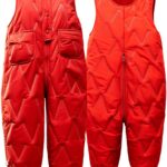 Baby Snow Bib Overalls Soft Windproof Thermal Snowsuits Kids-0