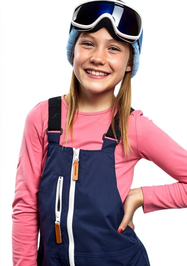 PrimaLoft Kids Snow Pants Waterproof Insulated Bibs Girls-1