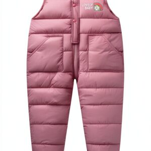 Happy Cherry Girls Snow Pants Waterproof Nylon Ski Trousers-0