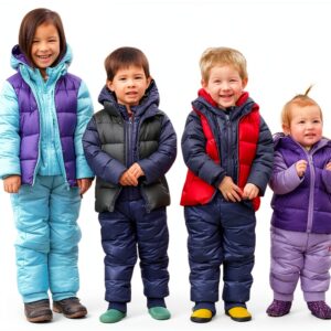 Kids Snow Pants Lightweight Insulation Water Repellent Girls-0