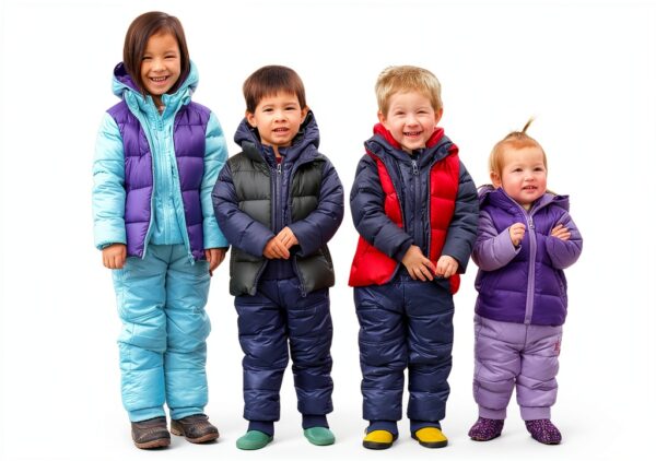 Kids Snow Pants Lightweight Insulation Water Repellent Girls-0