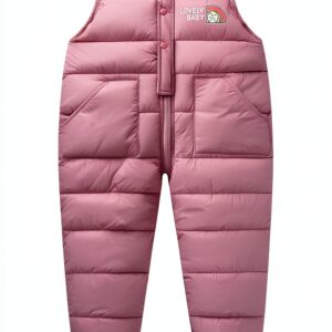 Happy Cherry Girls Down Pants Waterproof Windproof Snow-0