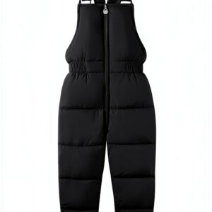 JEATHA Baby Girls Snow Pants Soft Polyester Warm Overall-0