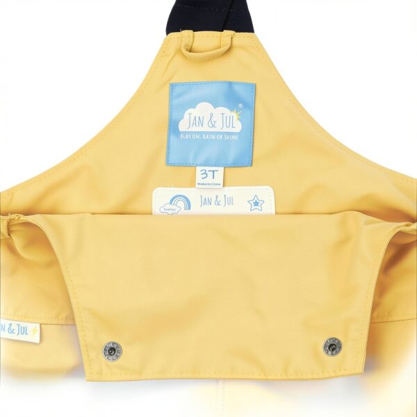 Twinklebelle Kids Waterproof Rain Pants Adjustable Bib-4