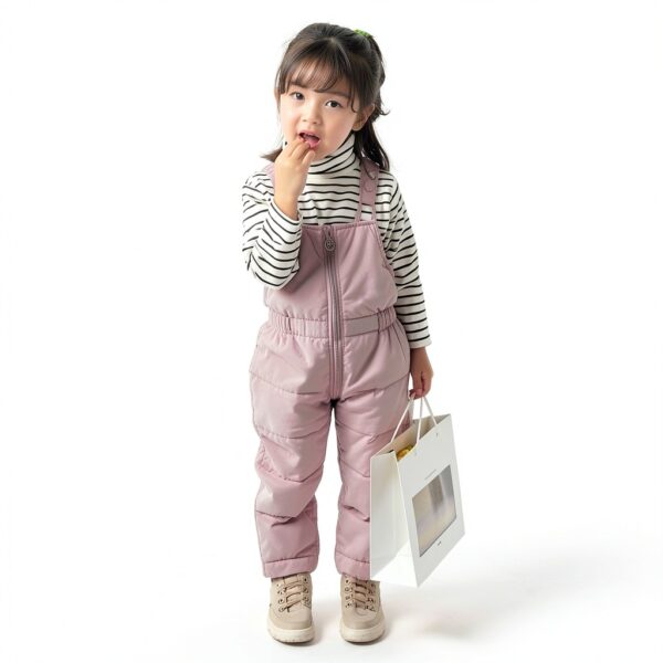 Generic Boys Snowsuit Insulated Waterproof Winter Bib-1