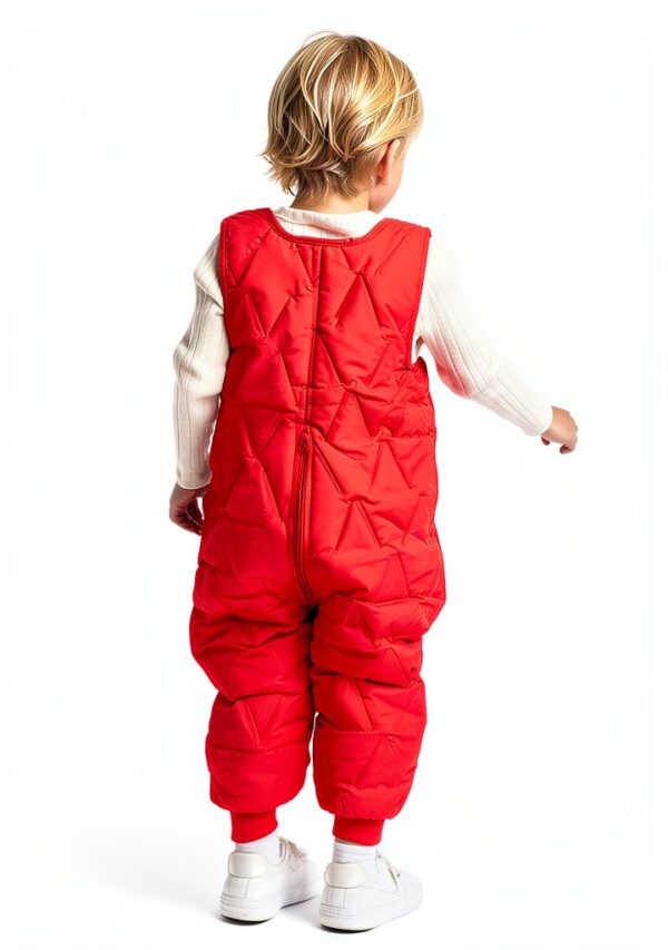 Baby Snow Bib Overalls Soft Windproof Thermal Snowsuits Kids-2