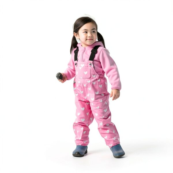 Twinklebelle Kids Waterproof Rain Pants Adjustable Bib-2