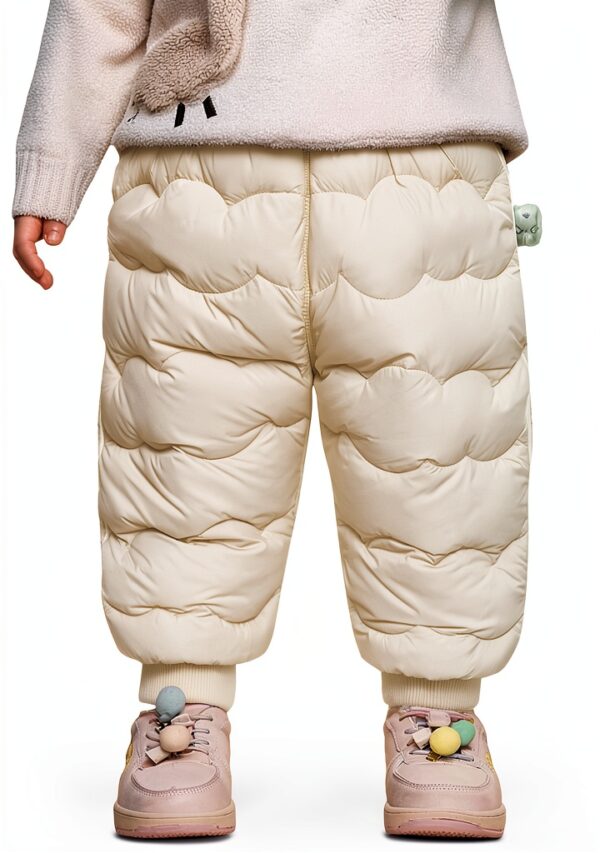 Baby Snow Pants Polyester Windproof Warm Toddler Winter Wear-0
