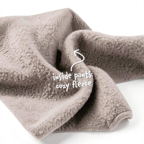 Twinklebelle Kids Waterproof Fleece Lined Rain Snow Pants-4