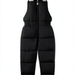 iiniim Baby Girls Snow Pants Soft Polyester Warm Overall-0