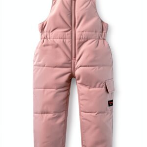 Baby Insulated Snow Bib Waterproof Windproof Girls Winter-0