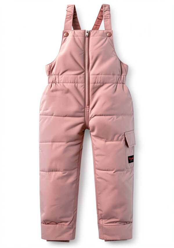 Baby Insulated Snow Bib Waterproof Windproof Girls Winter-0