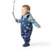 Twinklebelle Kids Waterproof Rain Pants Adjustable Bib-1