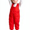 Baby Snow Bib Overalls Soft Windproof Thermal Snowsuits Kids-1