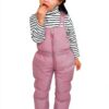 Generic Boys Snowsuit Insulated Waterproof Winter Bib-0
