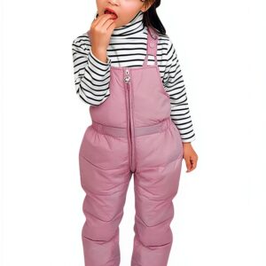 Generic Boys Snowsuit Insulated Waterproof Winter Bib-0
