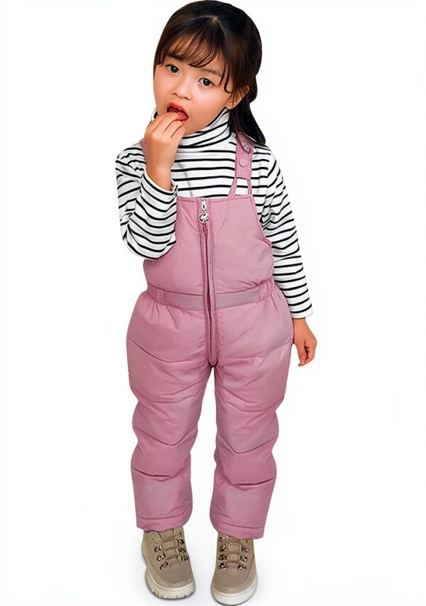 Generic Boys Snowsuit Insulated Waterproof Winter Bib-0