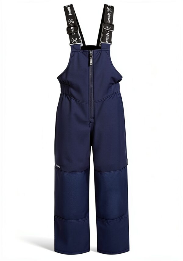 Baby Girls Snow Pants Zipper Closure Unisex Bibs-0